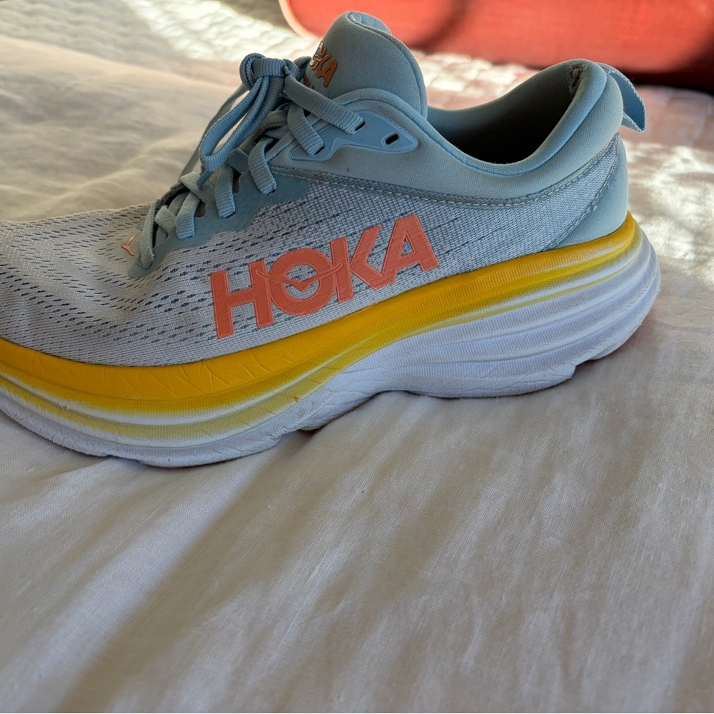 Hoka Light Blue Athletic Shoes